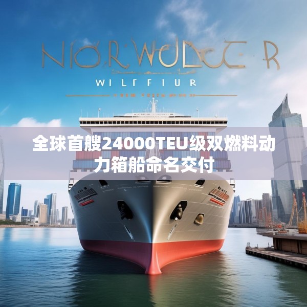 全球首艘24000TEU级双燃料动力箱船命名交付