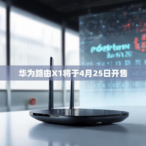 华为路由X1将于4月25日开售