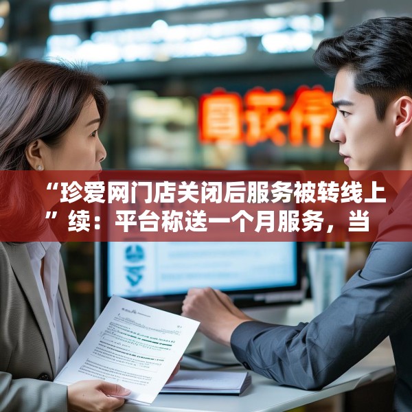 “珍爱网门店关闭后服务被转线上”续：平台称送一个月服务，当事人坚持退款