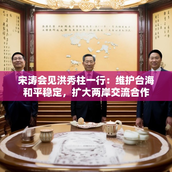 宋涛会见洪秀柱一行：维护台海和平稳定，扩大两岸交流合作