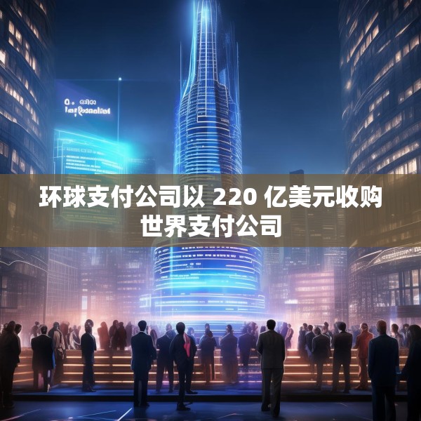环球支付公司以 220 亿美元收购世界支付公司