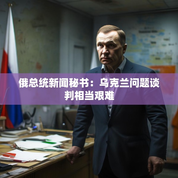 俄总统新闻秘书：乌克兰问题谈判相当艰难