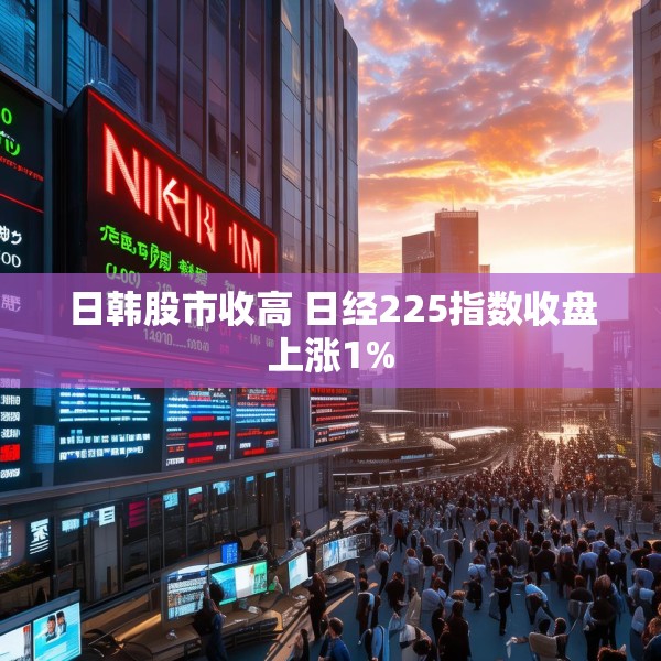 日韩股市收高 日经225指数收盘上涨1%