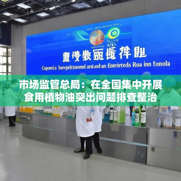 市场监管总局：在全国集中开展食用植物油突出问题排查整治