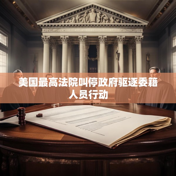 美国最高法院叫停政府驱逐委籍人员行动