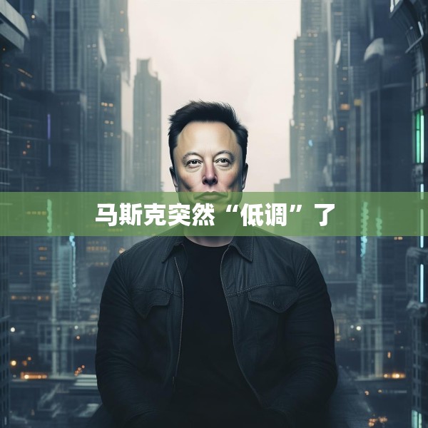马斯克突然“低调”了