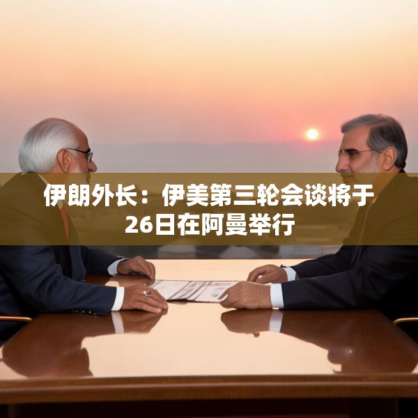 伊朗外长：伊美第三轮会谈将于26日在阿曼举行