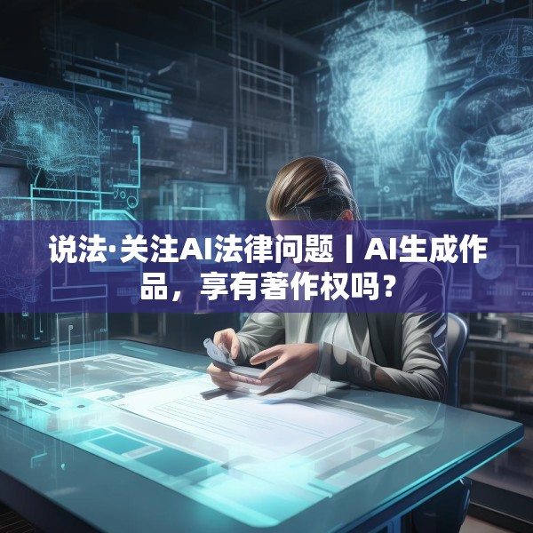 说法·关注AI法律问题丨AI生成作品，享有著作权吗？