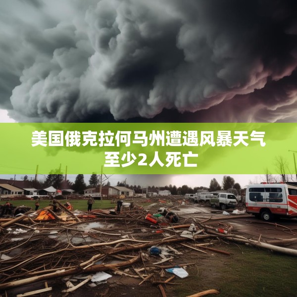 美国俄克拉何马州遭遇风暴天气 至少2人死亡