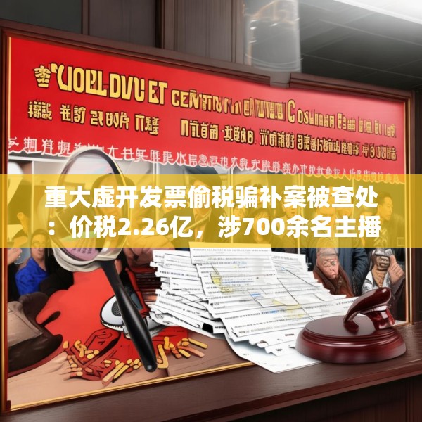 重大虚开发票偷税骗补案被查处：价税2.26亿，涉700余名主播