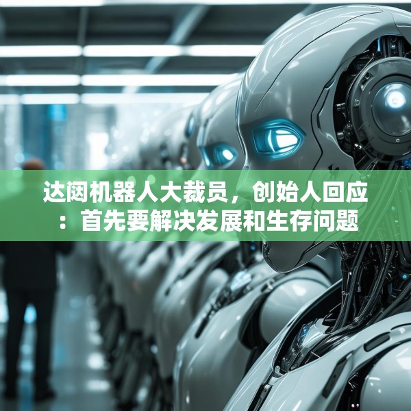 达闼机器人大裁员，创始人回应：首先要解决发展和生存问题