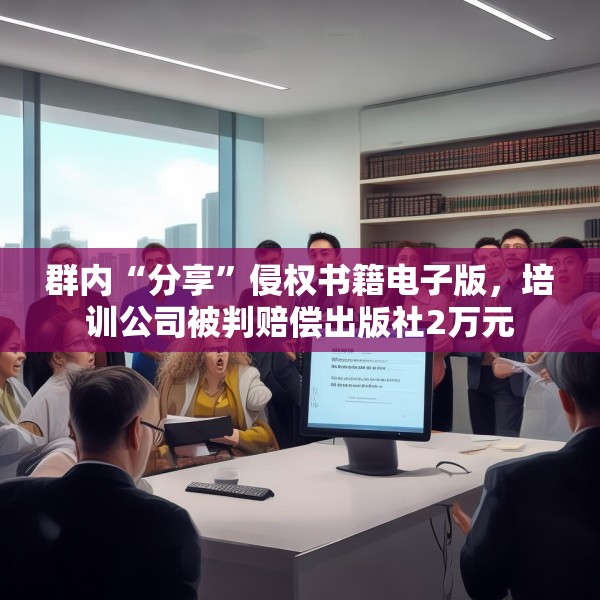 群内“分享”侵权书籍电子版，培训公司被判赔偿出版社2万元