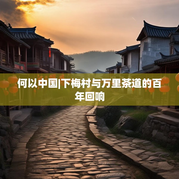 何以中国|下梅村与万里茶道的百年回响