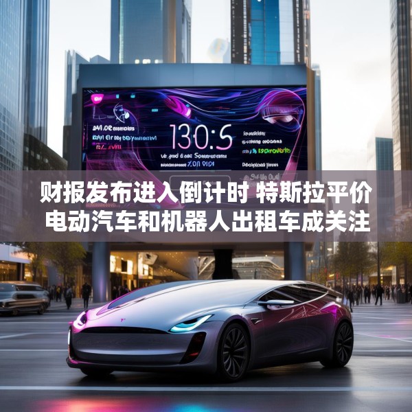财报发布进入倒计时 特斯拉平价电动汽车和机器人出租车成关注焦点