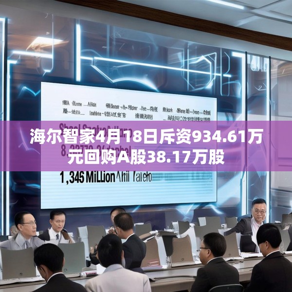 海尔智家4月18日斥资934.61万元回购A股38.17万股
