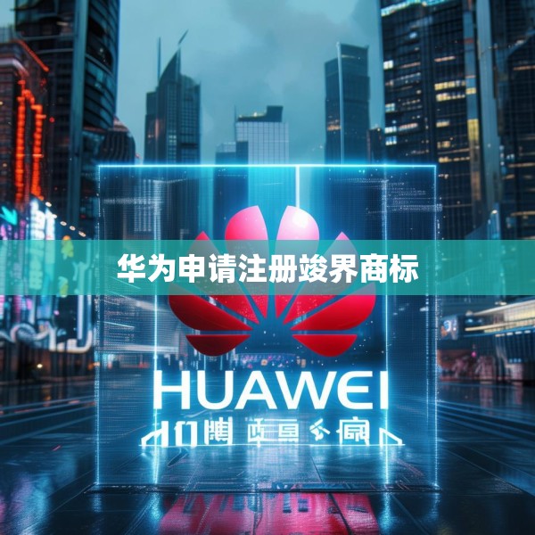 华为申请注册竣界商标