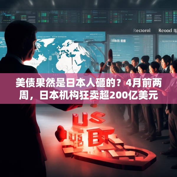 美债果然是日本人砸的？4月前两周，日本机构狂卖超200亿美元外债，规模创20年新高！