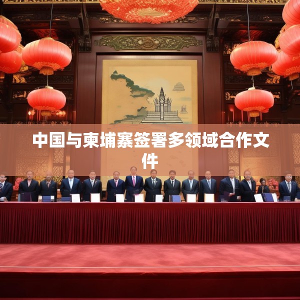 中国与柬埔寨签署多领域合作文件