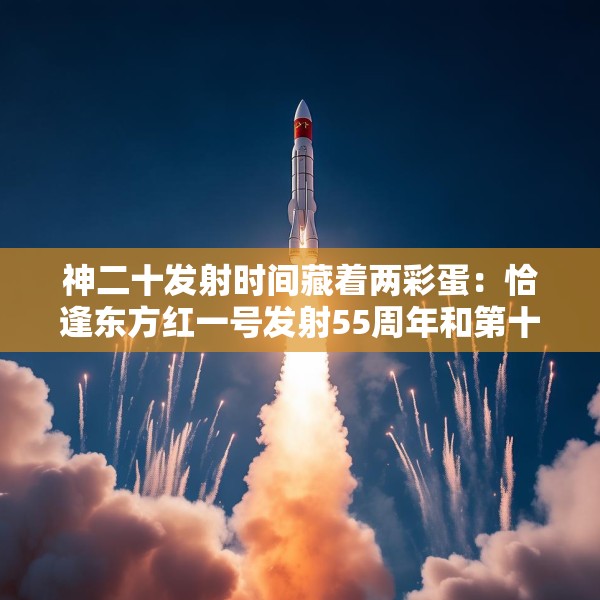 神二十发射时间藏着两彩蛋：恰逢东方红一号发射55周年和第十个“中国航天日”