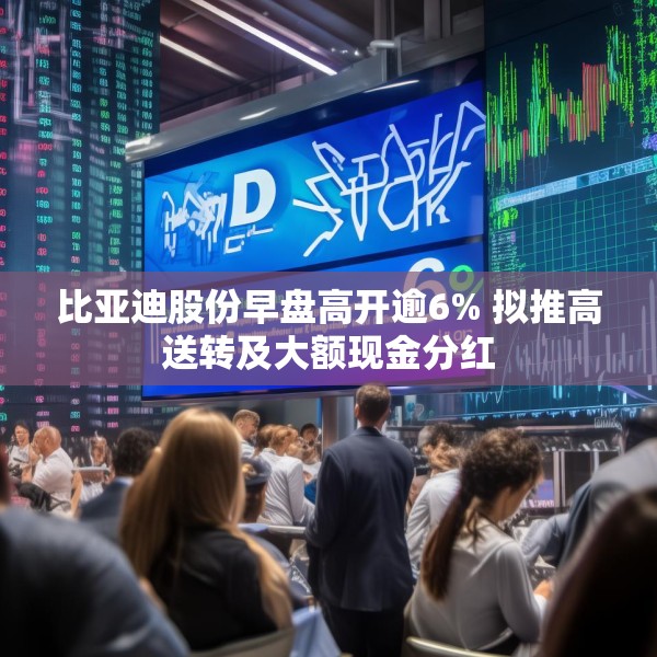 比亚迪股份早盘高开逾6% 拟推高送转及大额现金分红