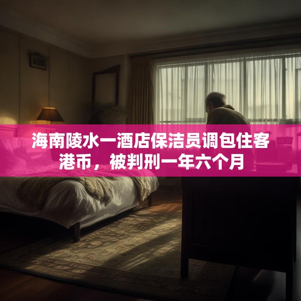 海南陵水一酒店保洁员调包住客港币，被判刑一年六个月