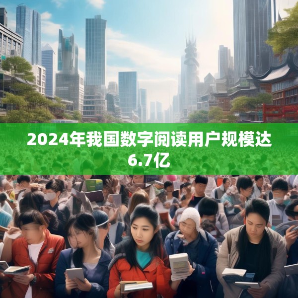 2024年我国数字阅读用户规模达6.7亿