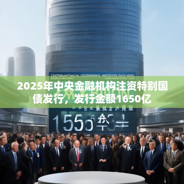 2025年中央金融机构注资特别国债发行，发行金额1650亿