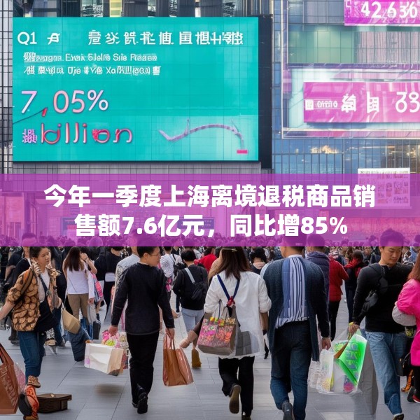 今年一季度上海离境退税商品销售额7.6亿元，同比增85%