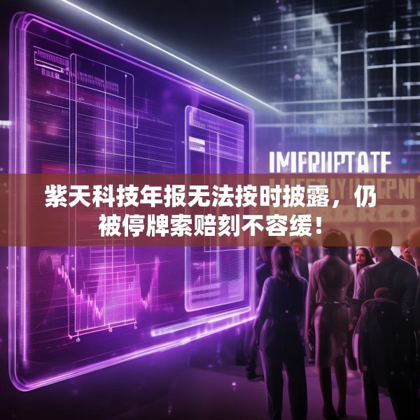 紫天科技年报无法按时披露，仍被停牌索赔刻不容缓！