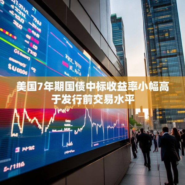 美国7年期国债中标收益率小幅高于发行前交易水平