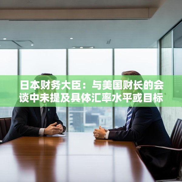 日本财务大臣：与美国财长的会谈中未提及具体汇率水平或目标