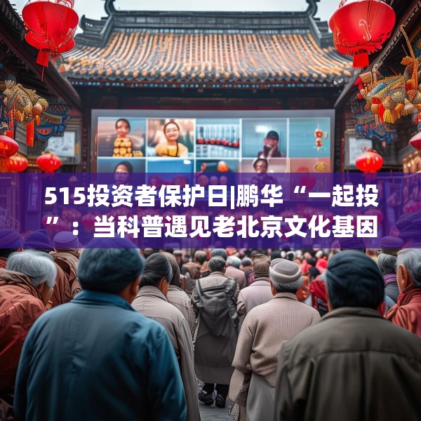 515投资者保护日|鹏华“一起投”：当科普遇见老北京文化基因，鹏华推出“银发护卫队”老年反诈视频新范式！