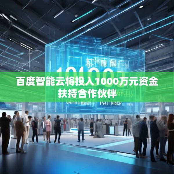 百度智能云将投入1000万元资金扶持合作伙伴