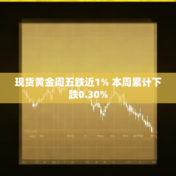 现货黄金周五跌近1% 本周累计下跌0.30%