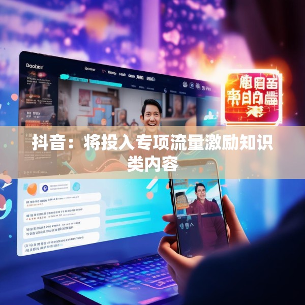抖音：将投入专项流量激励知识类内容