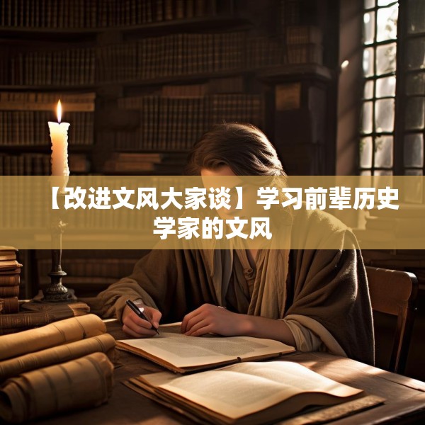 【改进文风大家谈】学习前辈历史学家的文风