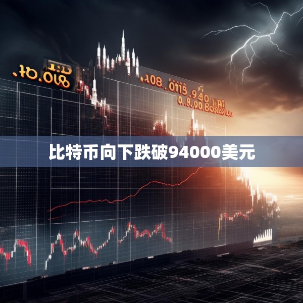 比特币向下跌破94000美元