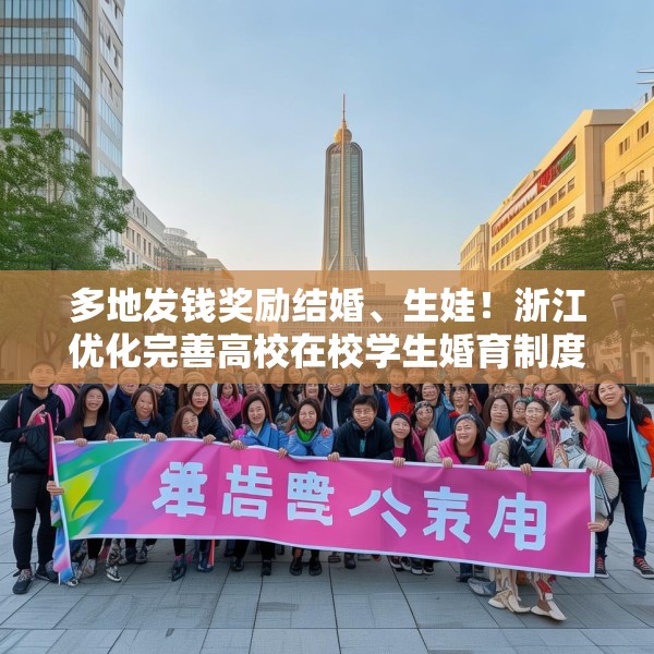 多地发钱奖励结婚、生娃！浙江优化完善高校在校学生婚育制度