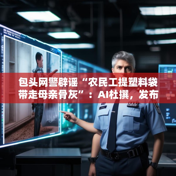 包头网警辟谣“农民工提塑料袋带走母亲骨灰”：AI杜撰，发布者被处罚