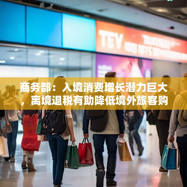 商务部：入境消费增长潜力巨大，离境退税有助降低境外旅客购物成本