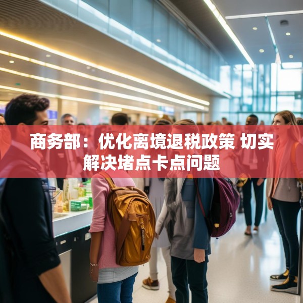 商务部：优化离境退税政策 切实解决堵点卡点问题