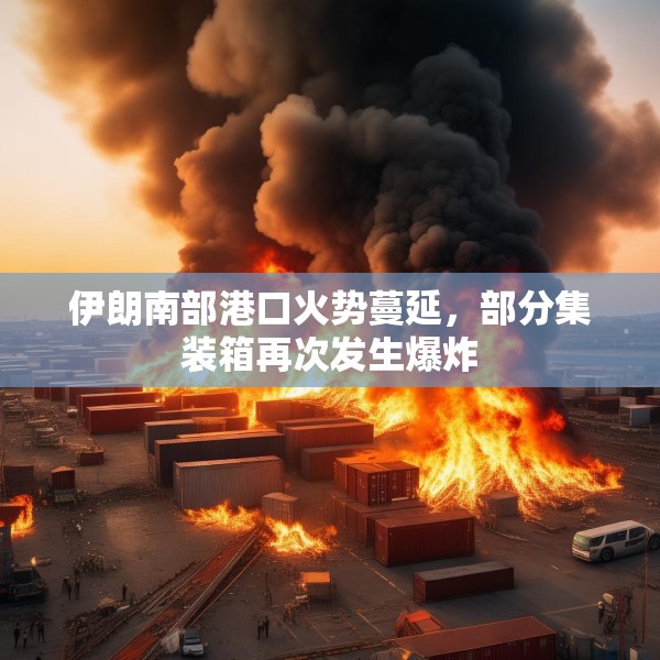 伊朗南部港口火势蔓延，部分集装箱再次发生爆炸
