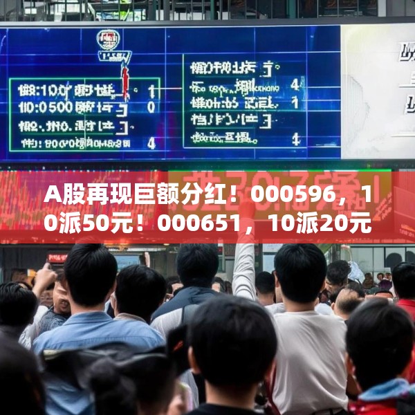 A股再现巨额分红！000596，10派50元！000651，10派20元！