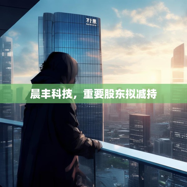 晨丰科技，重要股东拟减持