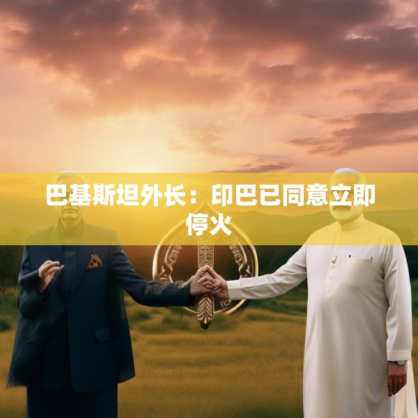 巴基斯坦外长：印巴已同意立即停火