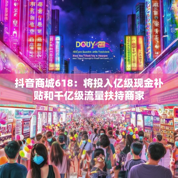 抖音商城618：将投入亿级现金补贴和千亿级流量扶持商家