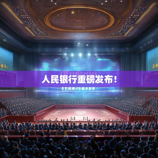 人民银行重磅发布！