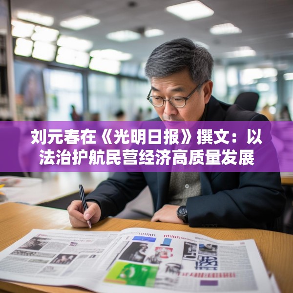 刘元春在《光明日报》撰文：以法治护航民营经济高质量发展