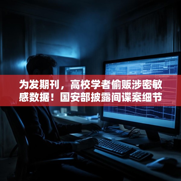 为发期刊，高校学者偷贩涉密敏感数据！国安部披露间谍案细节