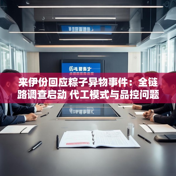 来伊份回应粽子异物事件：全链路调查启动 代工模式与品控问题再受关注